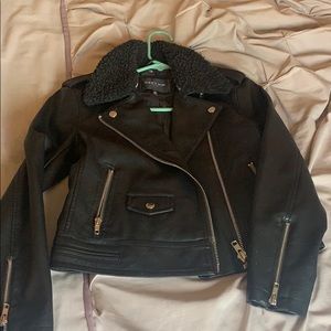Obey leather jacket